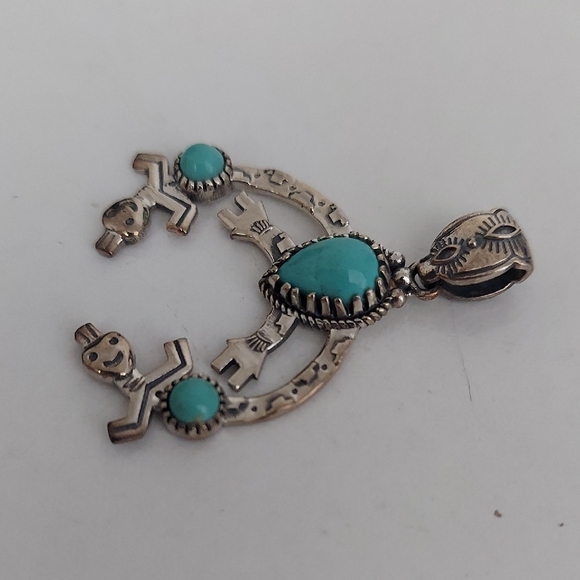 Tahoe Nevada Turquoise Pendant - Picture 4 of 6